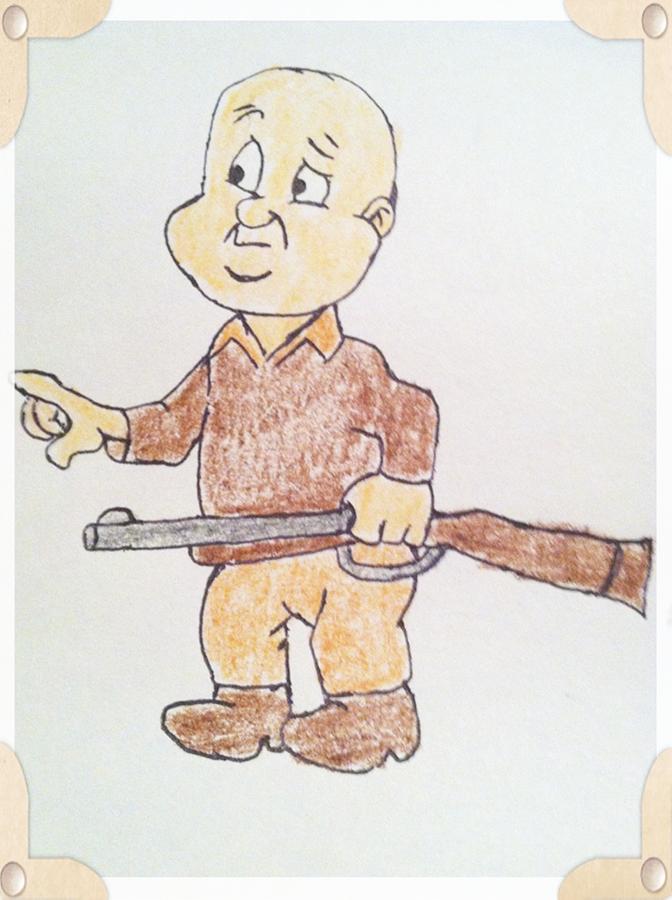 672x900 Elmer Fudd Drawing - Elmer Fudd Drawing