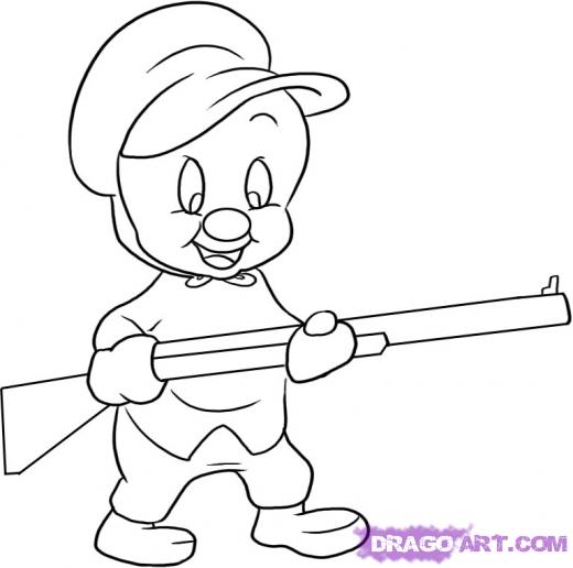 520x516 learn how to draw elmer fudd, cartoons, cartoons, draw cartoon - Elmer Fudd Drawing