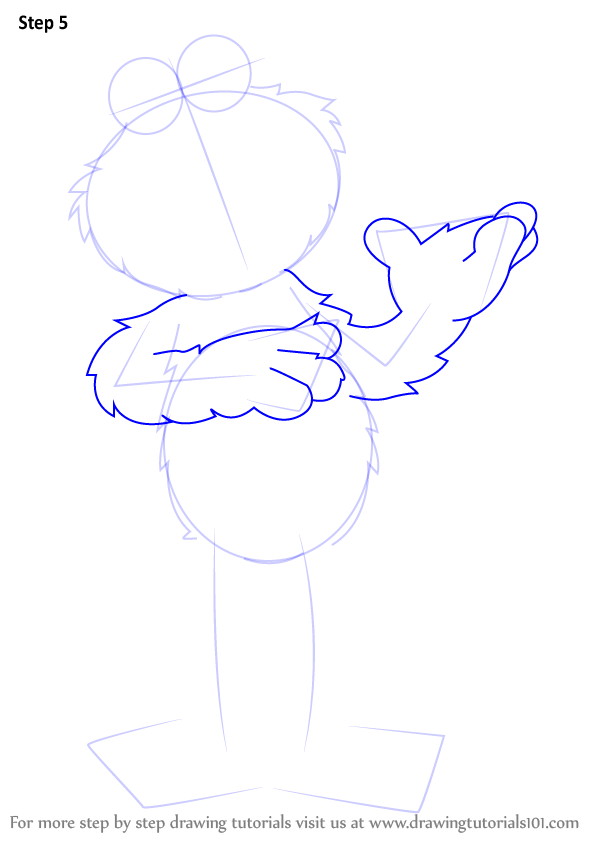 598x844 learn how to draw elmo from sesame street - Elmo Cartoon Drawing