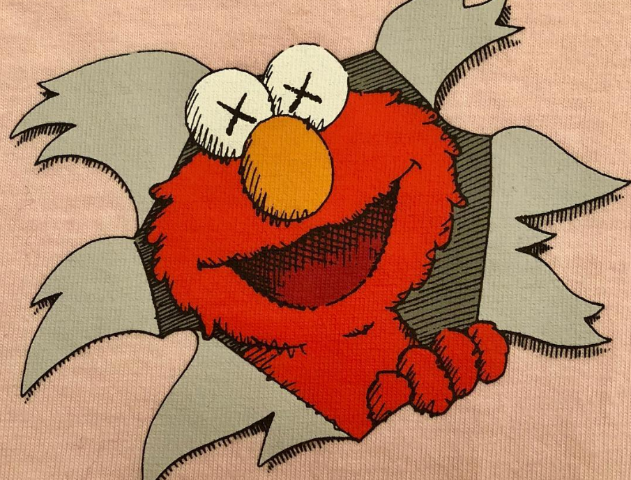 905x689 what's in kaws x uniqlo's 'sesame street' clothing line it will - Elmo Cartoon Drawing