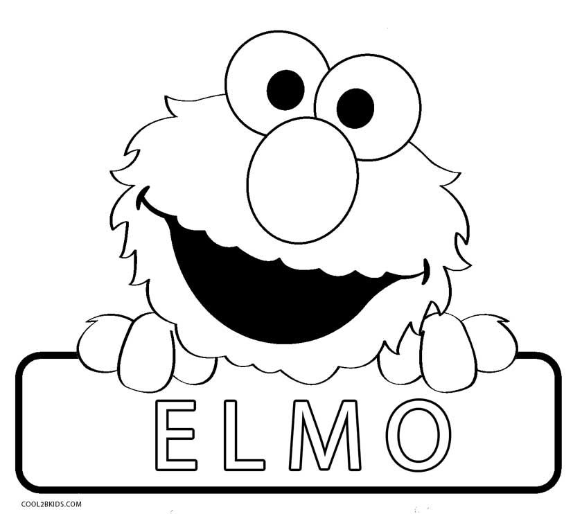 827x742 elmo coloring pages free printable charlotte - Elmo Drawing