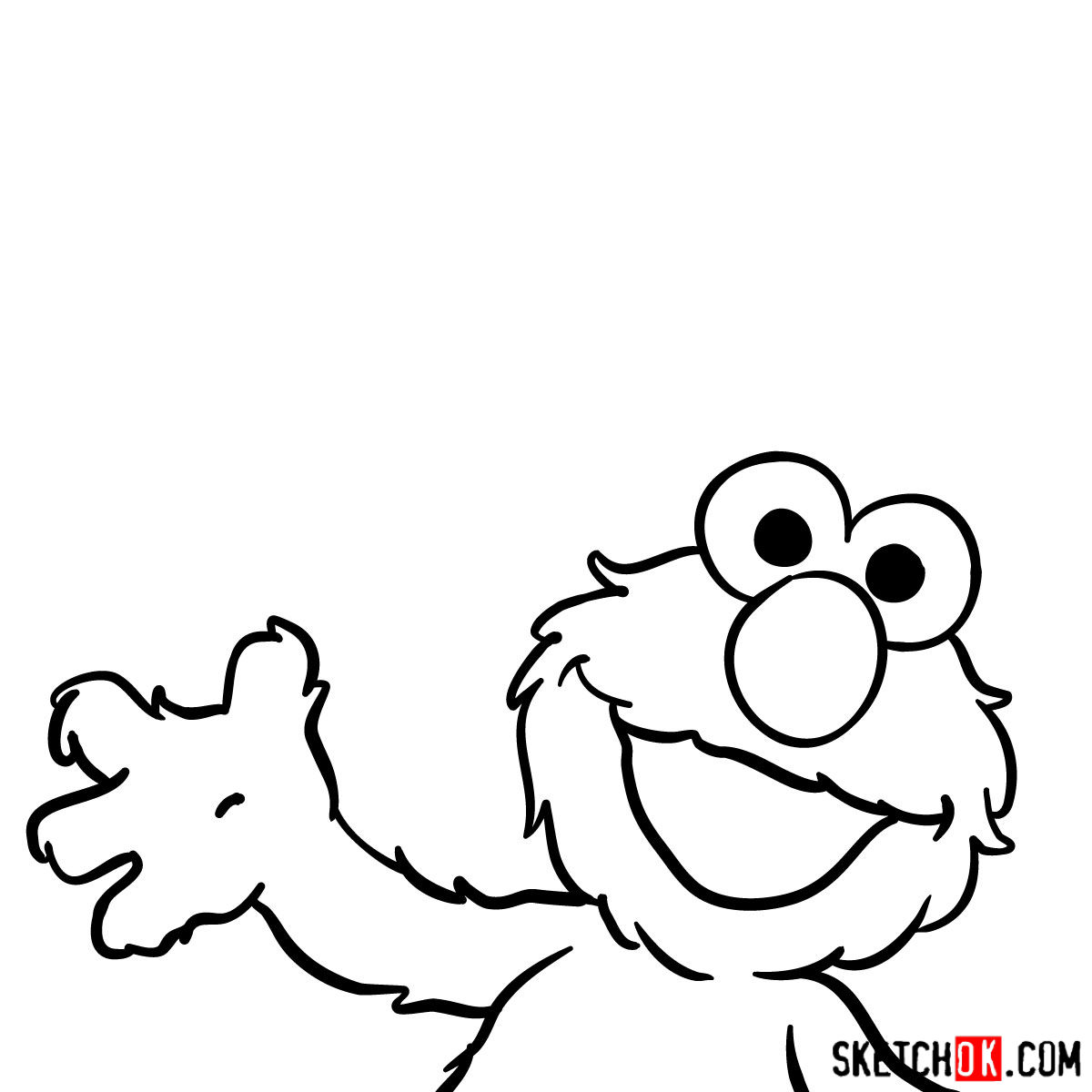 1200x1200 how to draw elmo the sesame street show - Elmo Drawing