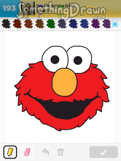 392x522  - Elmo Drawing
