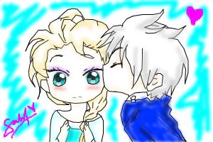 300x200 elsa and jack frost - Elsa And Jack Frost Drawing