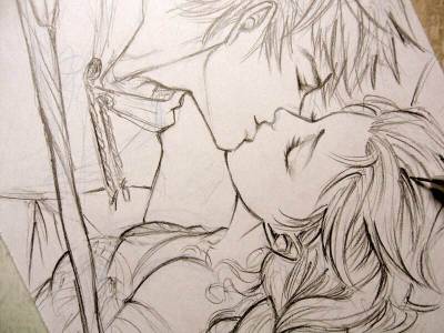 400x300 elsa and jack frost tumblr - Elsa And Jack Frost Drawing
