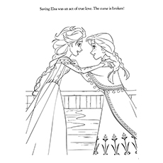 230x230 Beautiful Frozen Coloring Pages For Your Little Princess - Elsa Anna Drawing