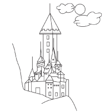 Elsa Castle Drawing