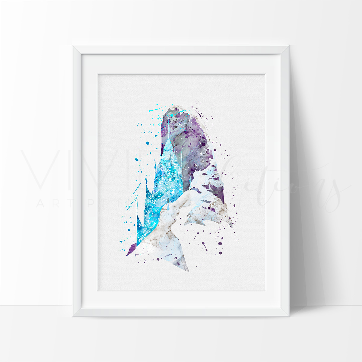 1200x1200 Elsa's Castle, Frozen Baby Girl Nursery Art Print Wall Decor - Elsa Castle Drawing