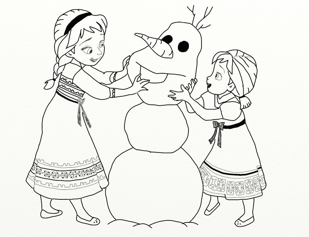 1021x782 frozen anna drawing sketch drawing skill awesome awesome elsa - Elsa Drawing