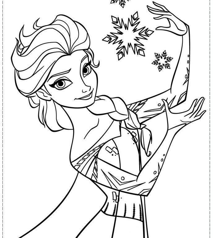 691x768 Frozen Elsa Coloring Pages Elegant Frozen Elsa Coloring Pages - Elsa Drawing