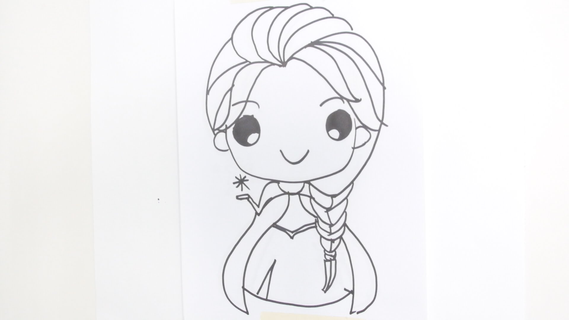 Elsa Drawing Easy