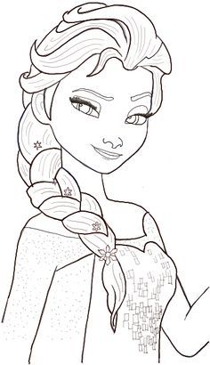 236x410 how to draw elsa the snow queen from disneys frozen drawing - Elsa Drawing Easy