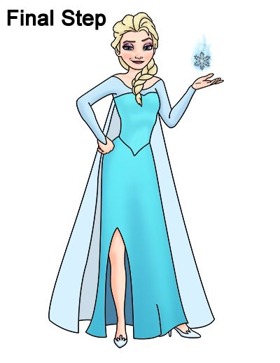 400x518 Elsa Frozen Drawing Drawings - Elsa Drawing Easy