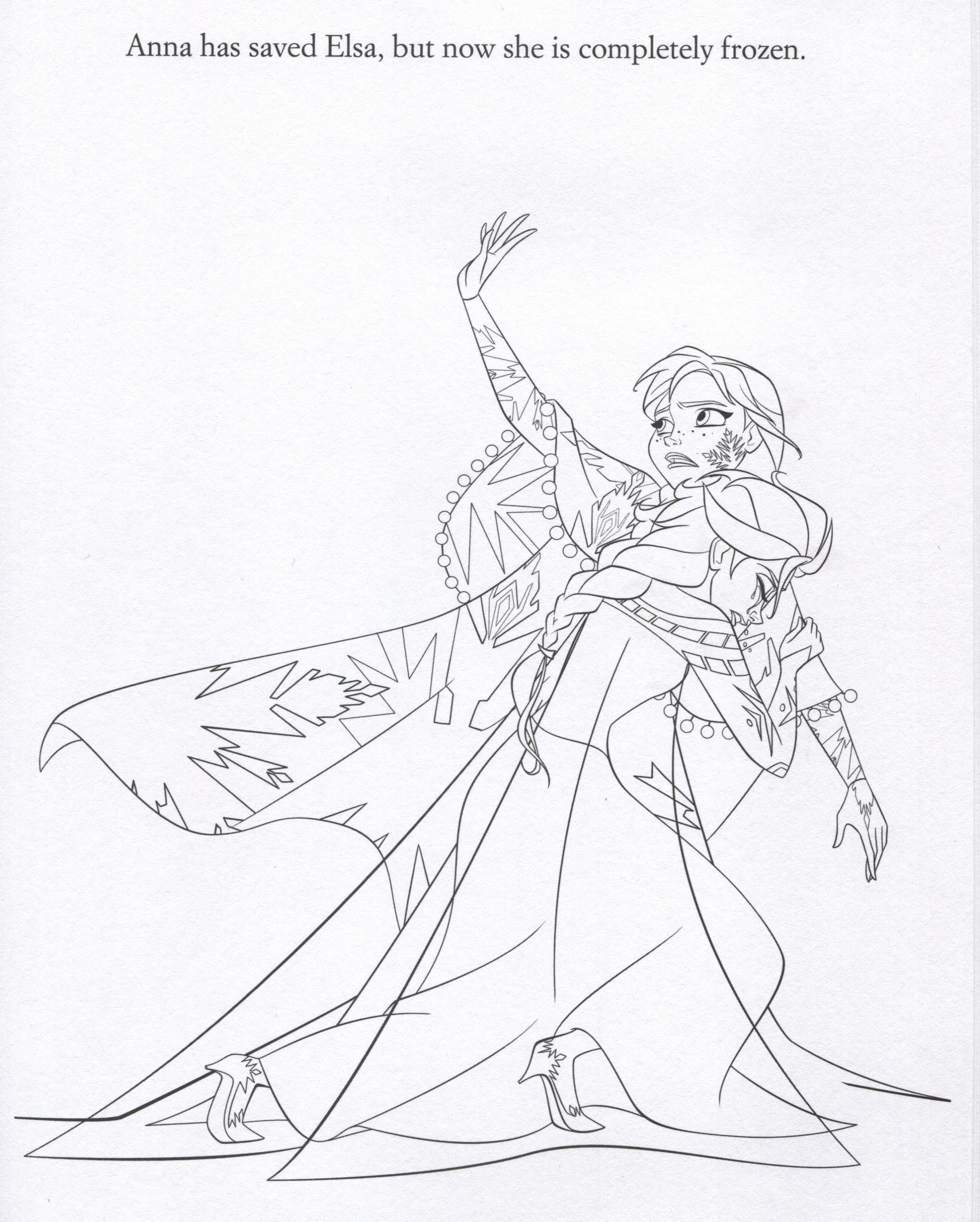 2177x2715 Elsa Frozen Coloring Book Best Designelsa And Anna Outline - Elsa Drawing Outline