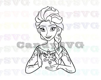 Elsa Drawing Outline at PaintingValley.com | Explore collection of Elsa ...