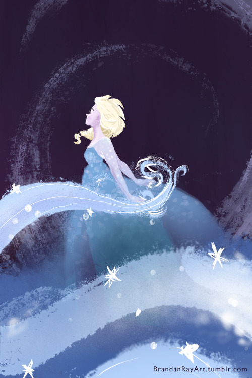 500x750 Illustration Disney Walt Disney Fan Art Idina Menzel Frozen - Elsa Drawing Tumblr