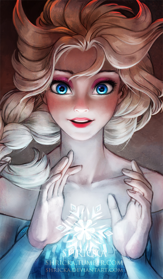 526x899 Image - Elsa Drawing Tumblr