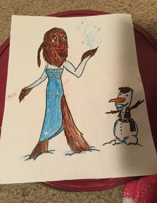 320x413 Frozen Drawings On Paigeeworld Pictures Of Frozen - Elsa Drawing Tumblr