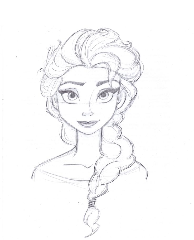 736x910 Best Photos Of Drawings Of Elsa From Frozen - Elsa Frozen Drawing