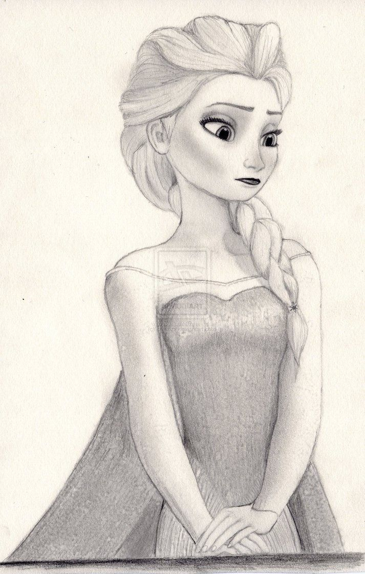 713x1120 Elsa Frozen Pencil Sketch Elsa From Frozen Drawing Drawings - Elsa Pencil Drawing