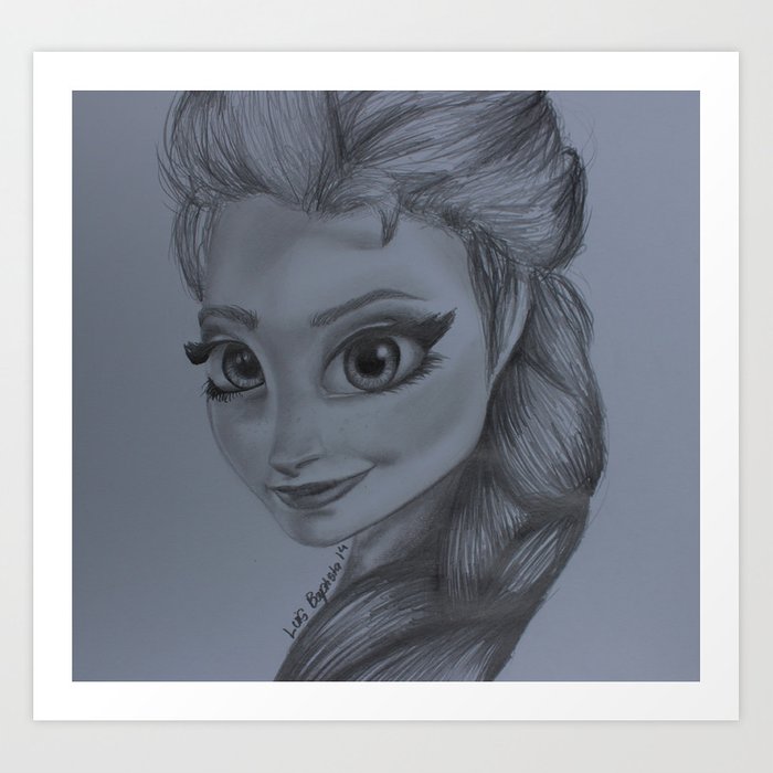 700x700 Elsa - Elsa Pencil Drawing