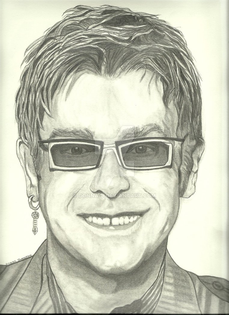 Elton John Drawing at PaintingValley.com | Explore collection of Elton ...