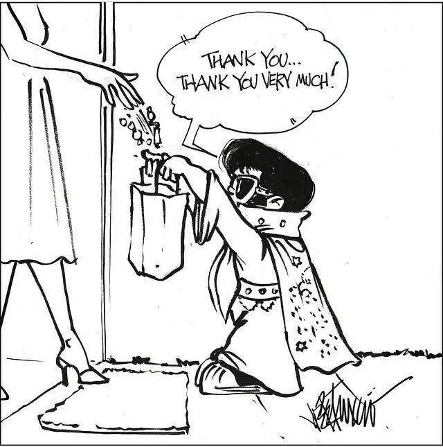 640x645 elvis cartoon pictures group with items - Elvis Cartoon Drawing