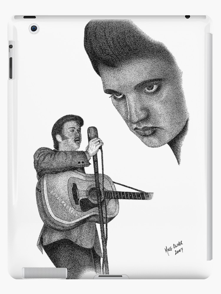 750x1000 Elvis Presley Drawing Ipad Cases Skins - Elvis Drawing