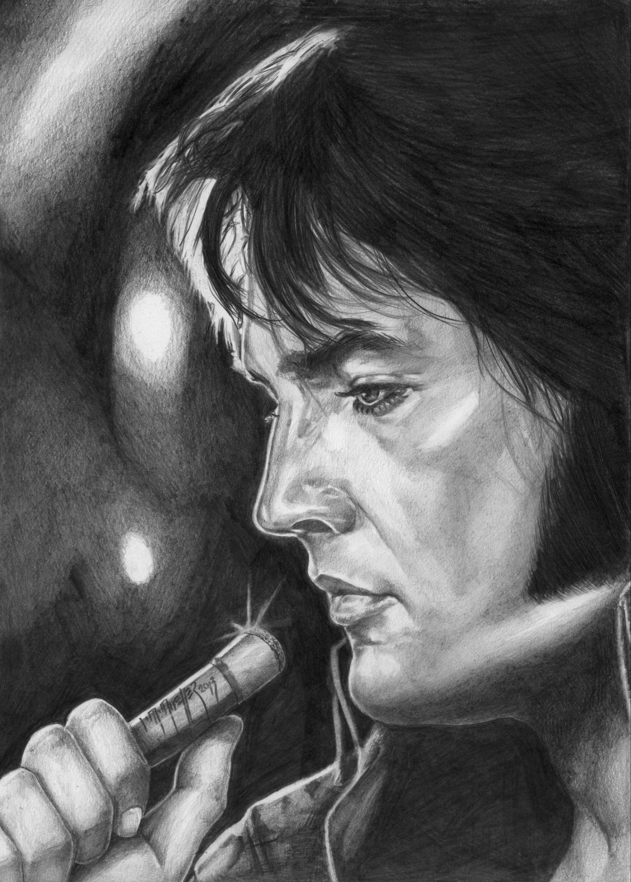 2142x2993 Iracema Marianne Muller Artwork Elvis Presley He Lives - Elvis Drawing