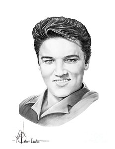 232x300 Pencil Drawing Elvis Presley Art Fine Art America - Elvis Drawing