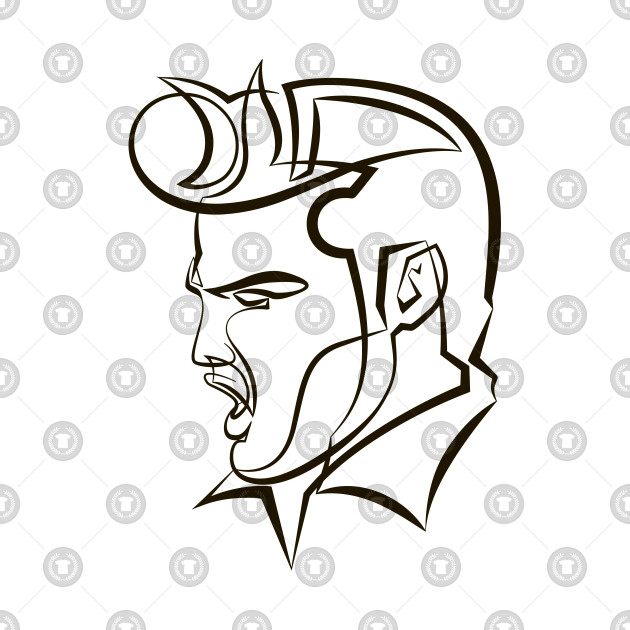 630x630 Elvis Presley - Elvis Line Drawing