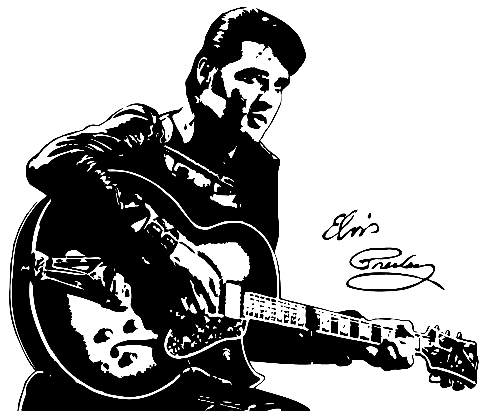 2040x1764 Collection Of Free Elvis Drawing Line Download On Ui Ex - Elvis Line Drawing