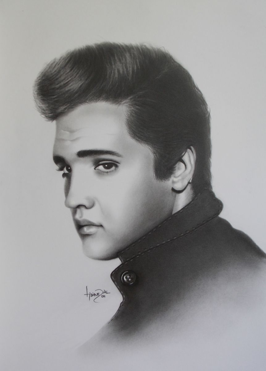 861x1200 elvis presley drawing - Elvis Presley Drawing