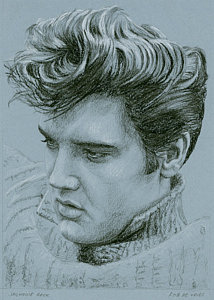 214x300 elvis presley drawings fine art america - Elvis Presley Drawing