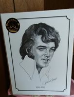 152x200 new elvis presley drawing print - Elvis Presley Drawing