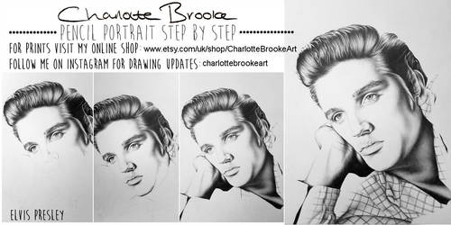 500x250 Elvis Presley Drawing Step - Elvis Presley Drawing Step By Step