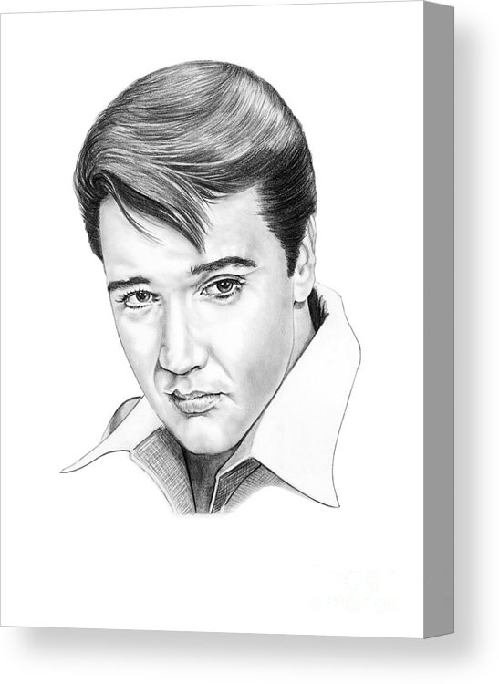 547x750 Elvis Presley Canvas Print Canvas Art - Elvis Presley Line Drawing