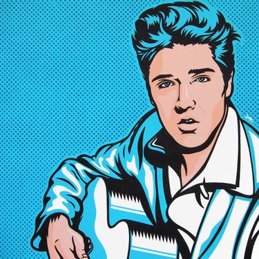 375x375 Elvis Presley Painting - Elvis Presley Line Drawing