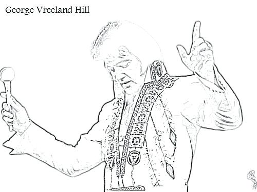 500x375 Elvis Presley Printable Coloring Pages Colouring Free New - Elvis Presley Line Drawing