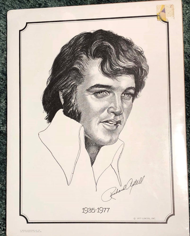 804x1000 Vintage Elvis Presley Drawing - Elvis Presley Line Drawing