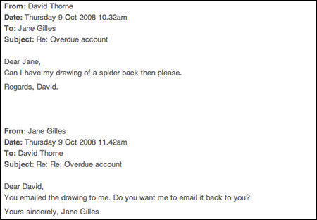 450x312 paying bills with spider drawings - Email Drawing