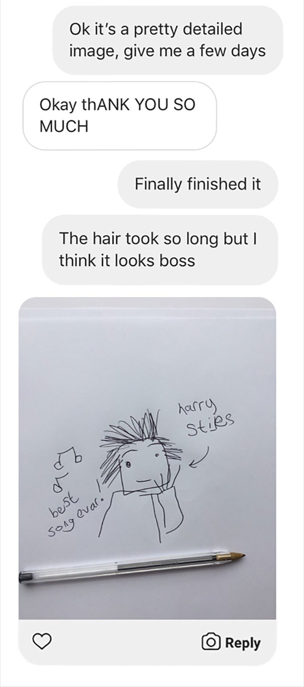 605x1366 people kept asking this artist to draw them for free, so he - Email Drawing