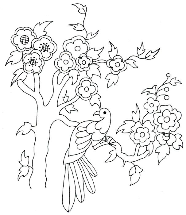 606x701 sarika agrawal hand drawn embroidery designs from india - Embroidery Designs Drawing