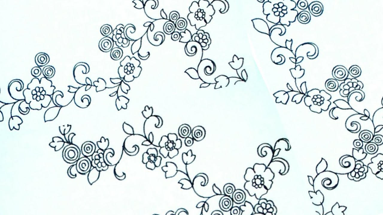 Embroidery Designs Drawing at Explore collection