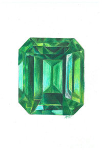 199x300 emerald green drawings fine art america - Emerald Drawing