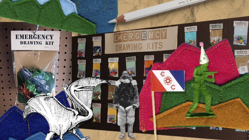 820x461 draw a thon emergency drawing kit assembly the green project - Emergency Kit Drawing