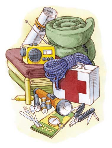 378x500 emergency survival kits - Emergency Kit Drawing