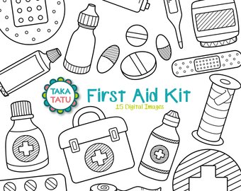 340x270 first aid kit band etsy - Emergency Kit Drawing