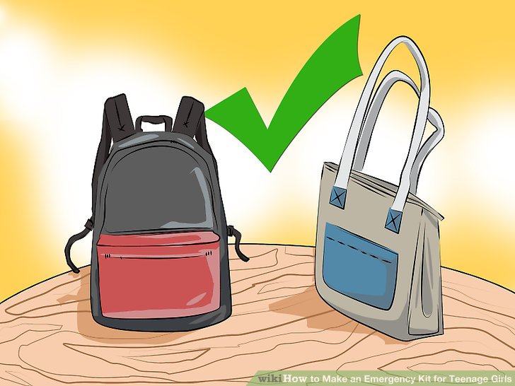 728x546 how to make an emergency kit for teenage girls - Emergency Kit Drawing