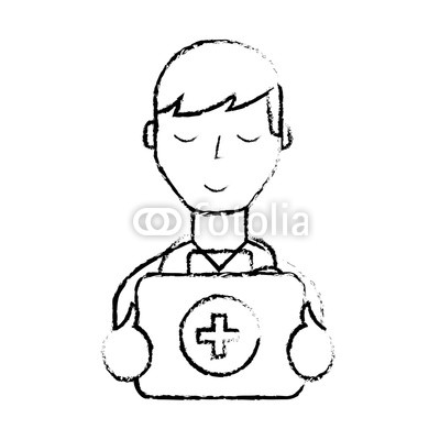 400x400 doctor professional with emergency kit first aid buy photos ap - Emergency Kit Drawing